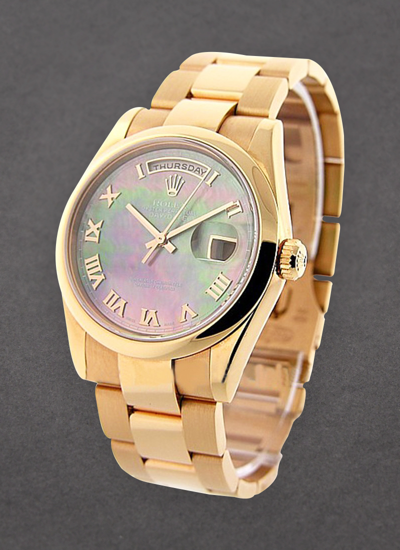 Pre-Owned Rolex Presidential 36mm in Rose Gold with Smooth Bezel