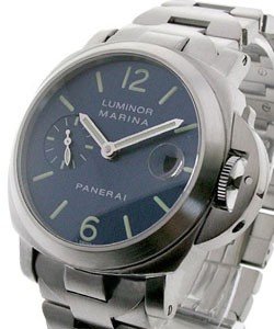 PAM 69 - 40mm Marina on Bracelet Blue Dial - Brushed Stainless Steel - Discontinued