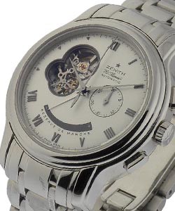 Chronomaster XXT Open Steel on Strap with Black Dial 