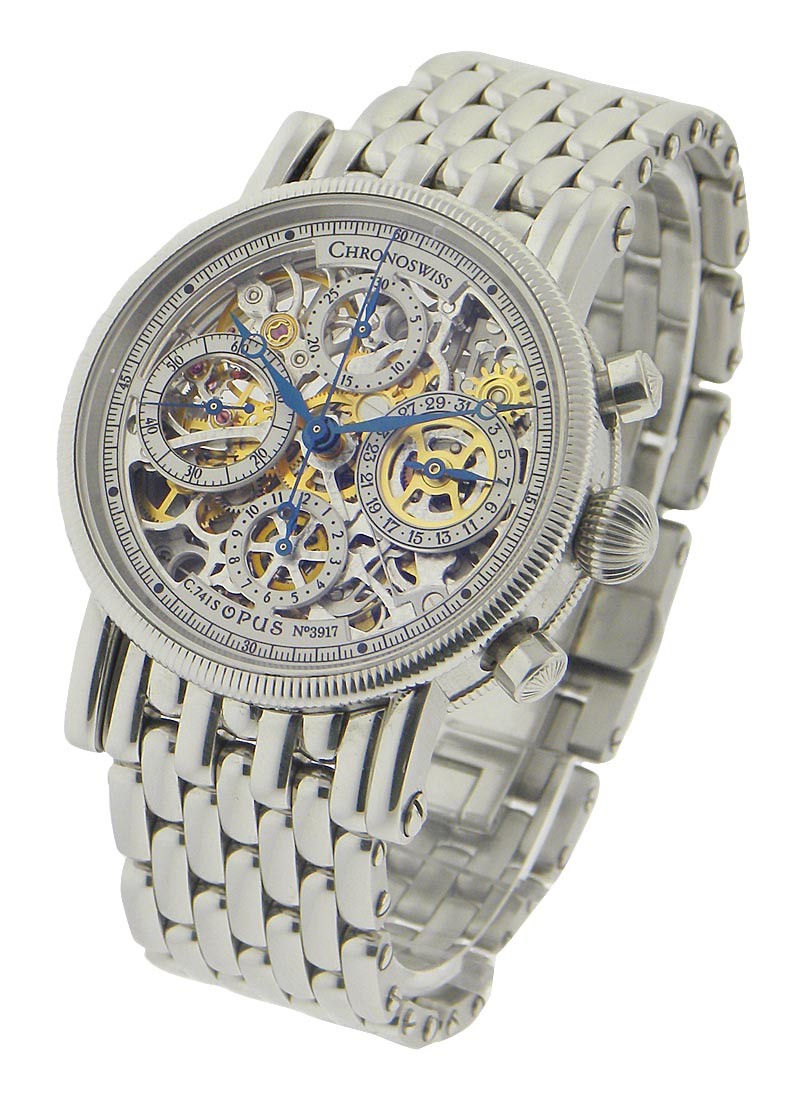 Chronoswiss Opus Skeleton Chronograph 38mm Automatic in Steel