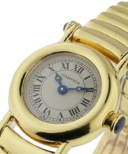Diabolo 27mm Ladies in Yellow Gold on Yellow Gold Bracelet with White Dial