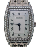 Breguet Heritage in White Gold with Diamond Bezel on White Gold Bracelet with Silver Dial