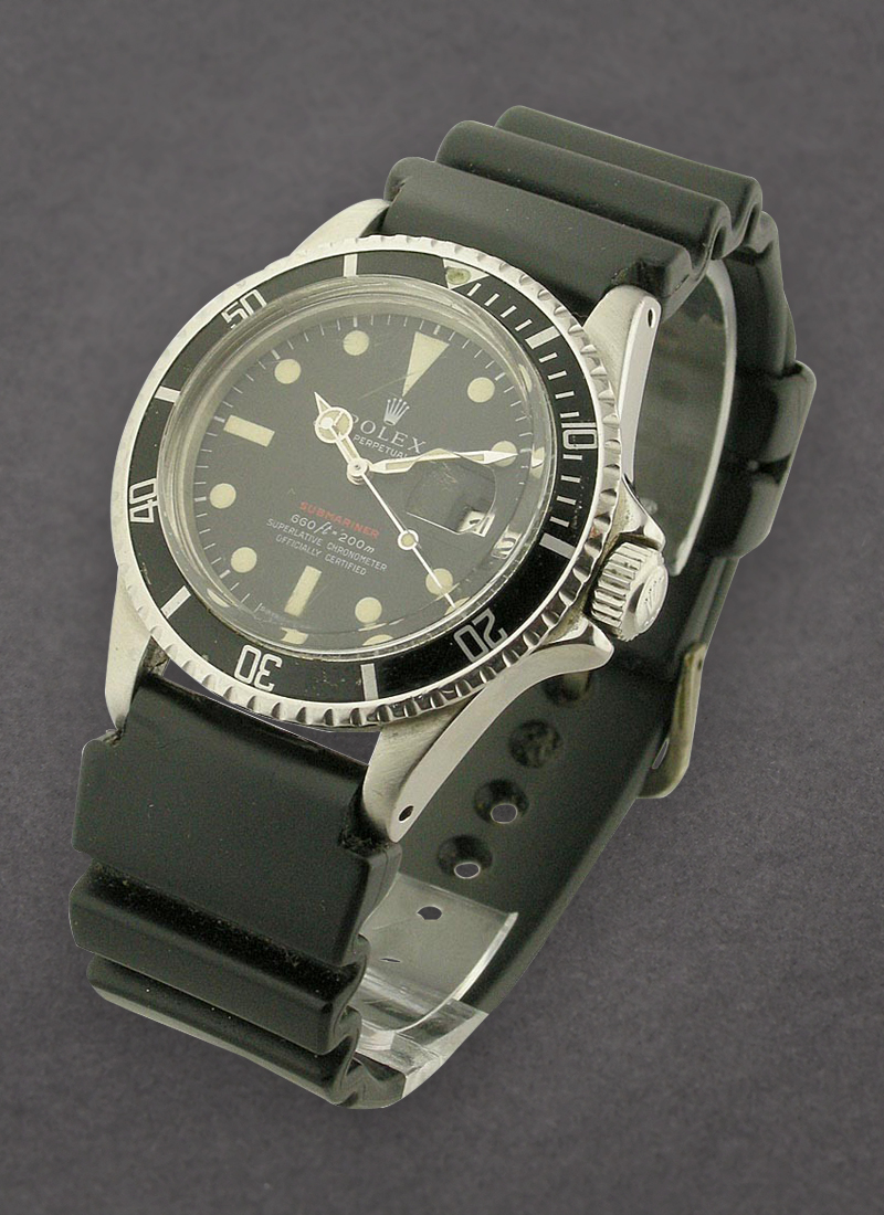 Pre-Owned Rolex Submariner in Steel with Black Bezel