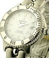 Diver in Steel on Steel Bracelet with White Dial