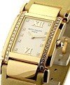 Twenty-4 with Diamond Bezel 18KT Rose Gold on Strap with White Dial