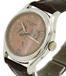 5035G - Annual Calendar with Salmon Dial White Gold on Strap