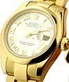President in Yellow Gold with Smooth Bezel on Yellow Gold Oyster Bracelet with MOP Dial