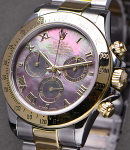 Cosmograph Daytona 2-Tone on Oyster Bracelet with Black MOP Dial