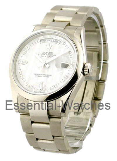 Pre-Owned Rolex President - DayDate - White Gold - Domed Bezel - 36mm