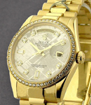 Day-Date - President - Yellow Gold - Diamond Bezel - 36mm on President Bracelet - Meteorite Diamond Dial