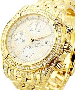 Chronomat With Pave Diamonds  Rose Gold - Limited Editino - 100% Factory