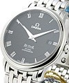 De Ville Prestige 36.5mm Automatic in Stainless Steel on Stainless Steel  Bracelet with Black Dial