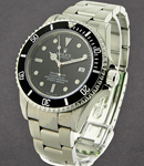 Sea Dweller in Steel with Black Bezel on Oyster Bracelet with Black Dial