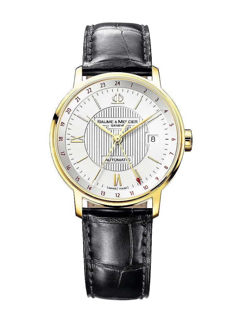 Baume & Mercier Classima Executive GMT in Yellow Gold 