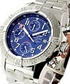 Avenger Skyland Chronograph in Steel on Steel Bracelet with Blue Arabic Dial