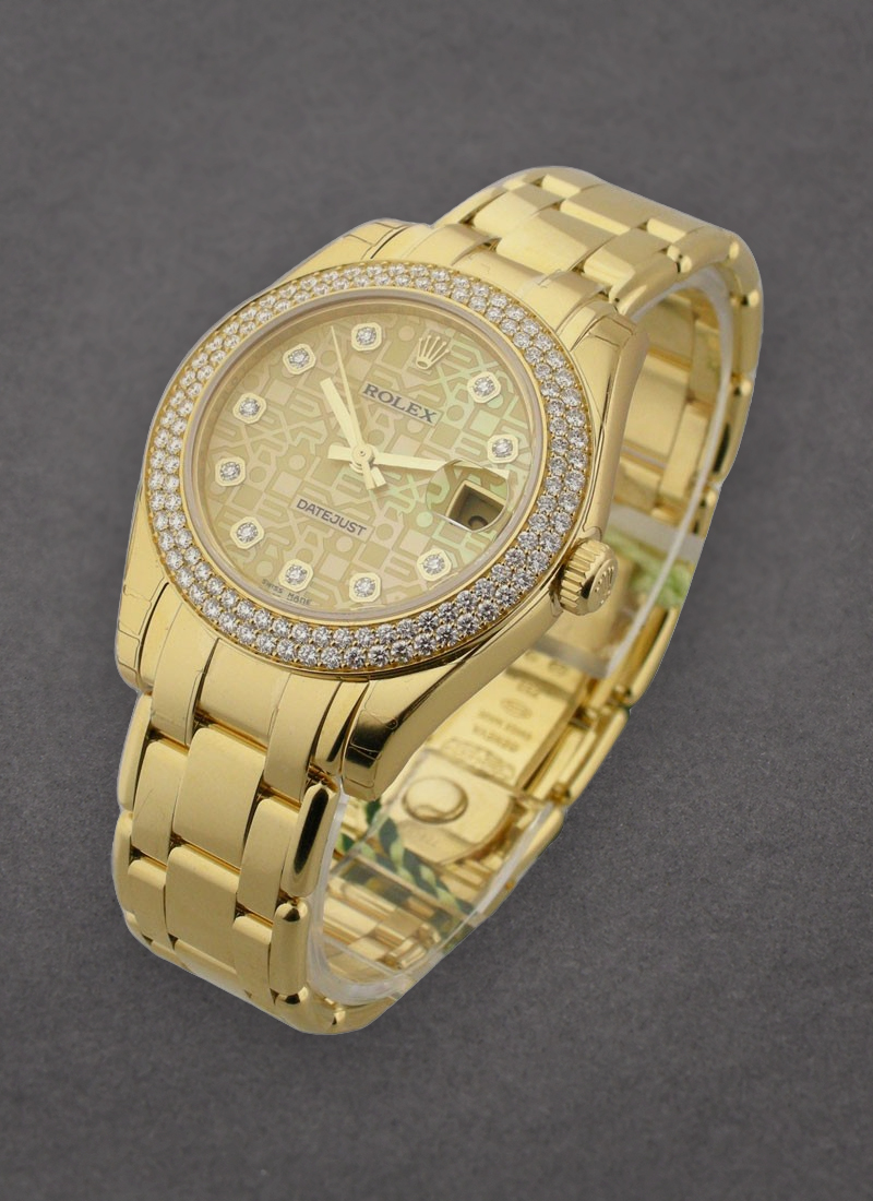 Rolex Unworn Masterpiece in Yellow Gold with Diamond Bezel