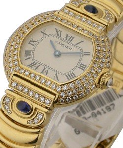 Boutique Lady's Special Edition Yellow Gold with Factory Diamonds and Sapphires