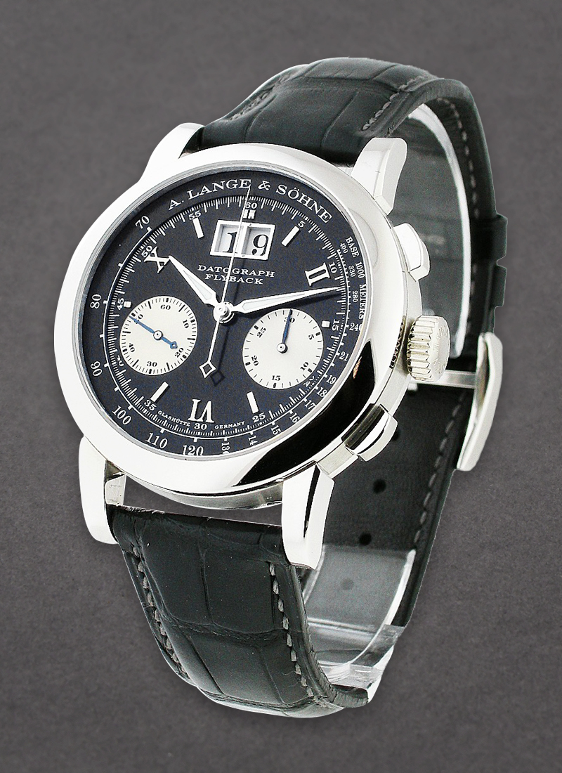 A. Lange & Sohne Datograph in Platinum with Tang Buckle