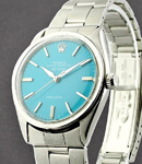 Air-King Precision - Steel on Steel Oyester Bracelet with Turquoise Dial