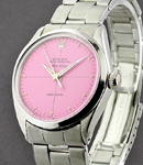 Air-King Precision - Steel on Steel Oyester Bracelet with Pink  Dial