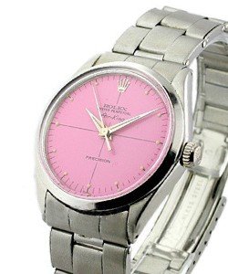 Air-King Precision - Steel on Steel Oyester Bracelet with Pink  Dial