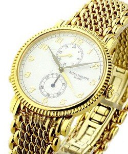 5034/1J - Travel Time on Bracelet Yellow Gold with very rare link bracelet