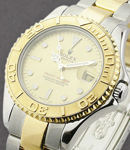 Yacht-Master 2-Tone Mid Size 35mm on 2-Tone Oyster Bracelet with Champagne Dial