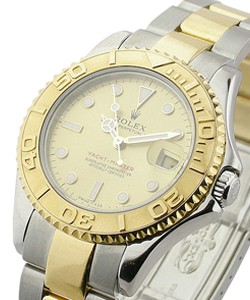 Yacht-Master 2-Tone Mid Size 35mm on 2-Tone Oyster Bracelet with Champagne Dial