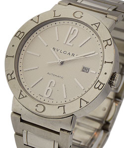 Bvlgari Bvlgari 42mm in Steel on Steel Bracelet with Silver Dial