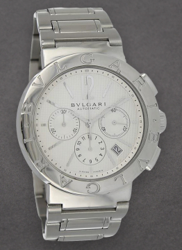 Bvlgari BB42WSSDCH Bvlgari-Bvlgari 42mm Chronograph in Steel BB42WSSDCH