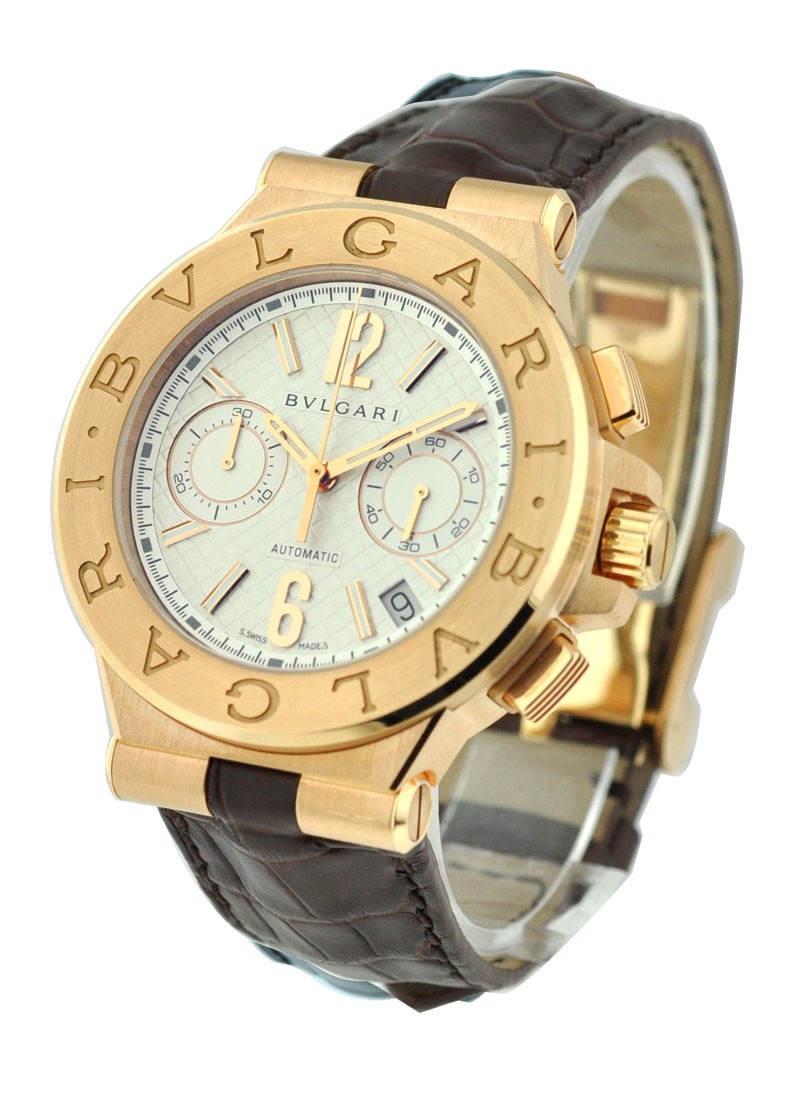 bvlgari diagono 18k rose gold