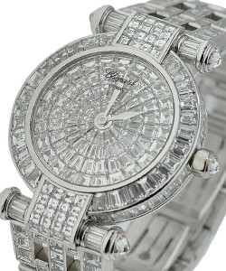 Imperiale  Chronograph with Pave Diamond Dial White Gold on Bracelet with Diamond Bezel