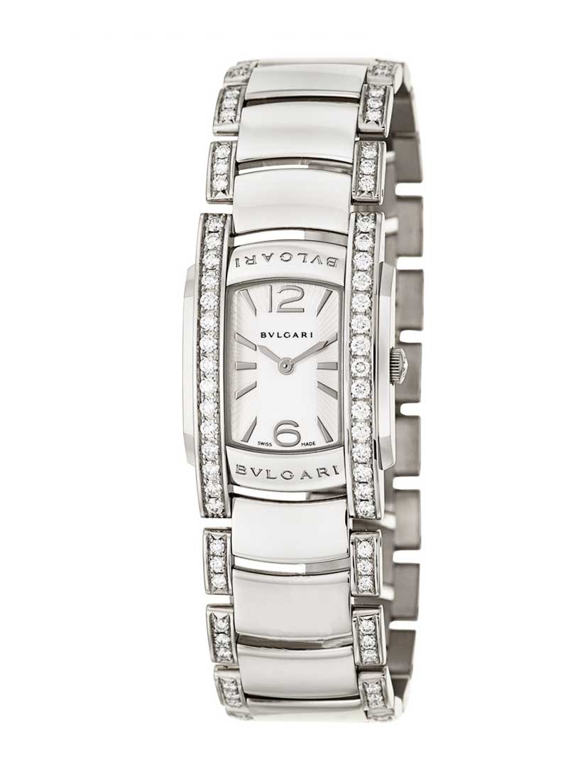 Bvlgari Assioma D in White Gold with Diamond Bezel