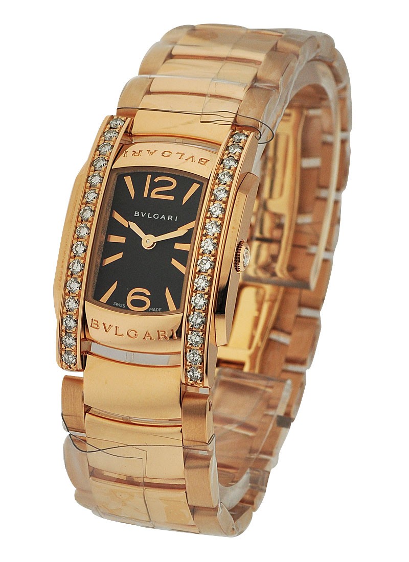 Bvlgari Assioma D 31mm in  Rose Gold with Diamond Bezel