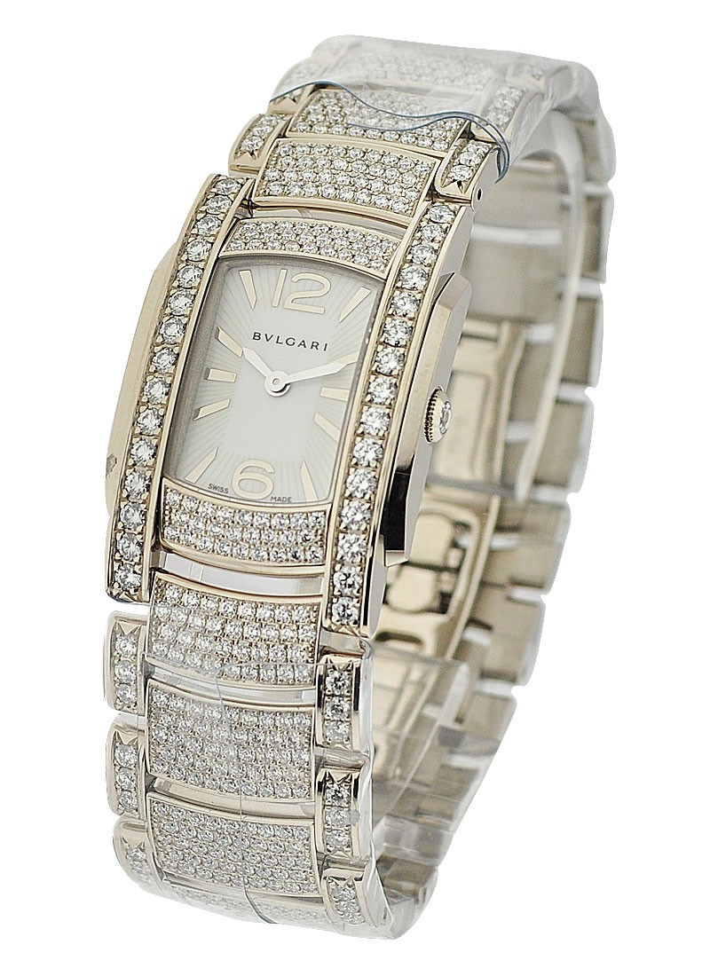 Bvlgari Assioma D 31mm - in White Gold with Diamond Bezel