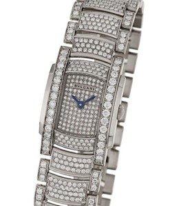 Assioma D 26mm - in White Gold with Diamonds Bezel on White Gold Bracelet with Pave Diamonds Dial