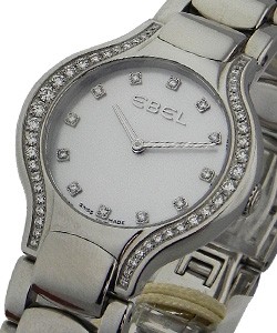 Beluga 27mm Lady Stainless Steel with MOP Diamond Dial on Bracelet