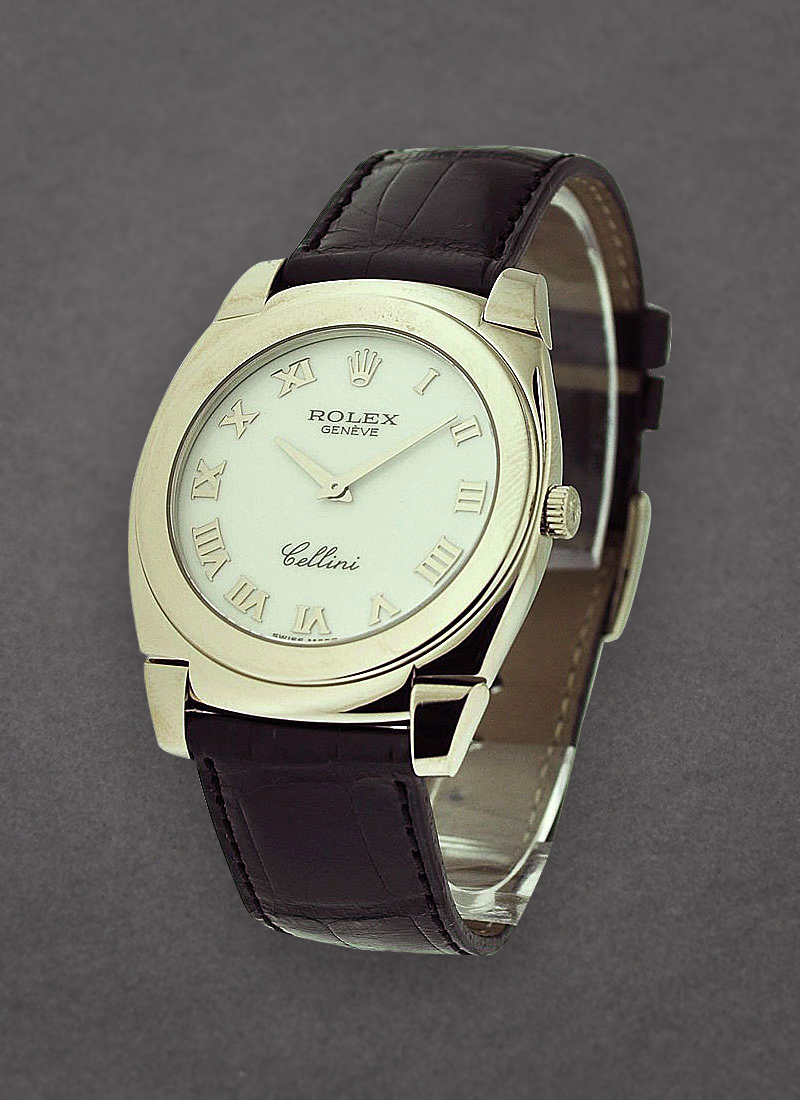 Rolex Unworn Cellini Cestello in White Gold