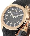 Aquanaut Ref 5167R  in Rose Gold On Tropical Rubber Strap with Chocolate-Brown Dial