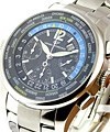  World Time Chronograph Financial in Steel Steel on Bracelet with Black Dial - limited edition 150 pcs