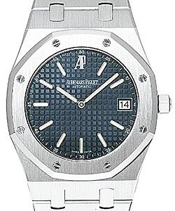 Royal Oak 39mm Automatic in Steel on Steel Bracelet with Blue Dial