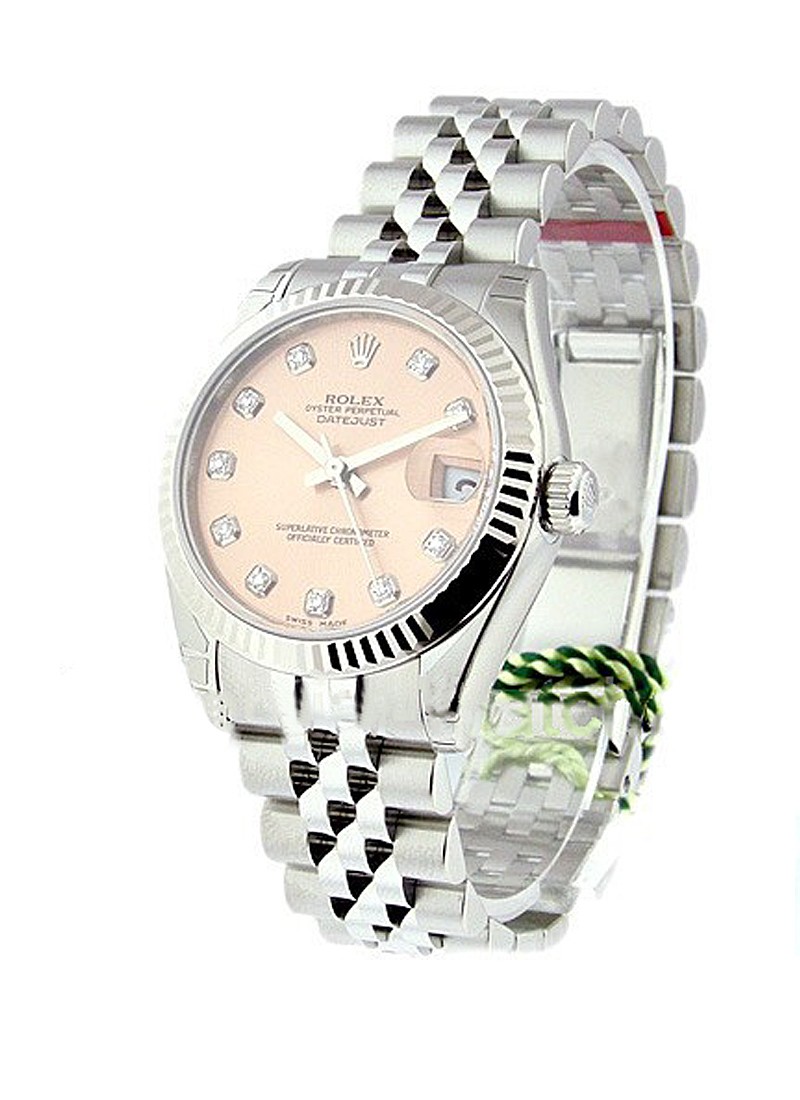 Rolex Unworn Datejust in Steel with Fluted Bezel