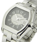 Roadster in Steel on Steel Bracelet with Silver and Black Dial