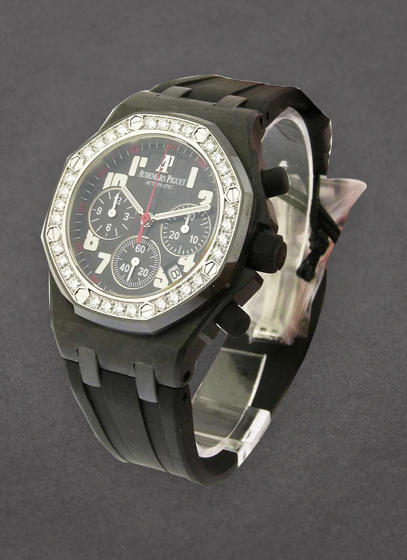 Audemars Piguet Royal Oak Offshore Chrono Carbon with Diamond Bezel