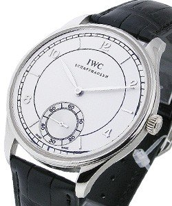 Portuguese Vintage Collection - 140th IWC Anniversary Platinum on Strap with Silver Dial - Limited Edition of 500 pcs