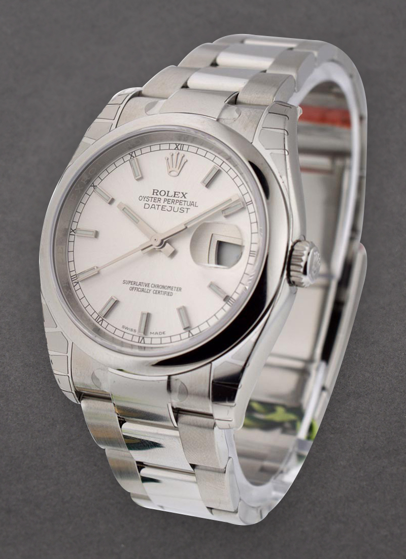 Rolex Unworn Datejust 36mm in Steel with Domed Bezel