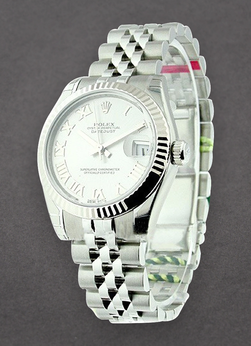 Rolex Unworn Datejust in Steel with Fluted Bezel