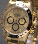 Daytona - Zenith Movement on Oyster Bracelet with Champagne Diamond Dial