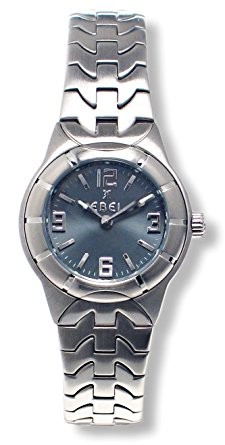 E-Type Lady's Steel on Bracelet with Grey Dial