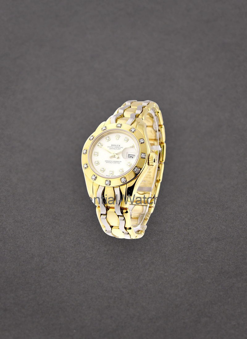 Pre-Owned Rolex Masterpiece Tridor with 12 Diamond Bezel